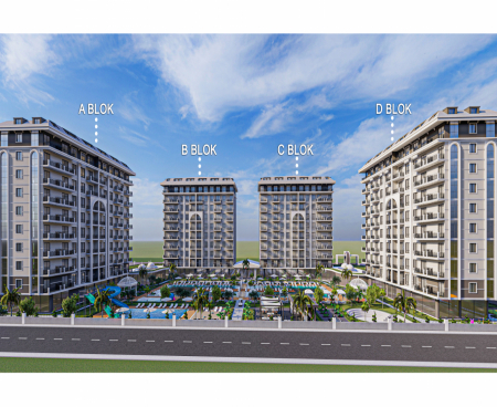 Квартиры на продажу в Алании Демирташ Полностью активный проект