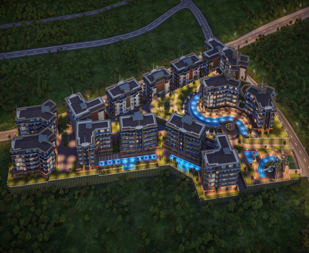 В центре жизни, вдали от толпы, Квартиры на продажу от проекта в особом жилом районе..