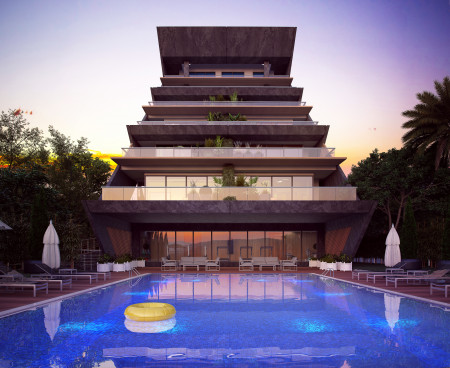 Квартиры на продажу от Ультра Роскошного Проекта у Моря в Алании Каргыджак