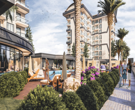 Квартиры на продажу в проекте в районе Паяллар Алании