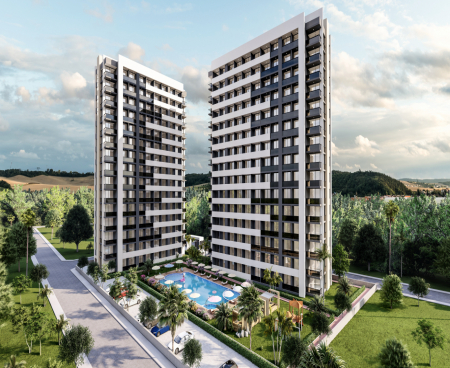 Квартиры на продажу в Мерсине рядом с морем от проекта